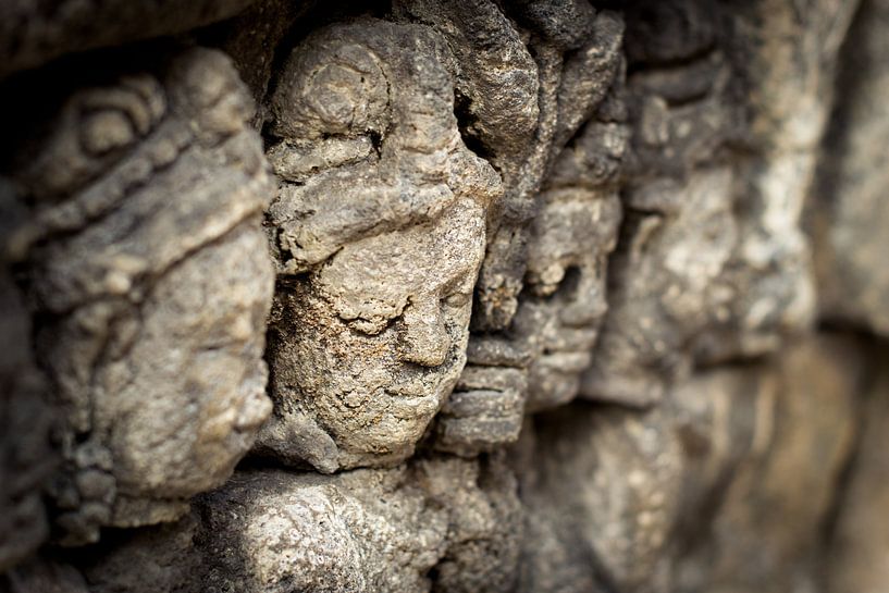 Faces of the Borobudur by Chantal Nederstigt