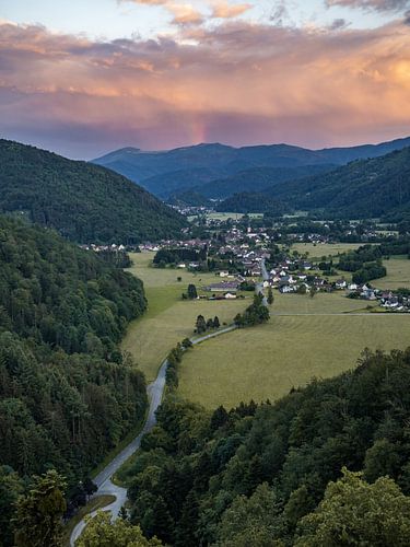 Bergdal in de Vogezen