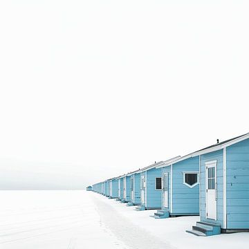 Zomerse Sereniteit | Minimalistische Strandhuisjes van Karina Brouwer