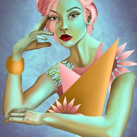 Moderne Muse von Patricia Van Eif