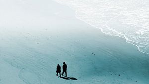 Twee op het strand