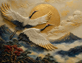 Kintsugi Nights – Ascent of the Golden Cranes