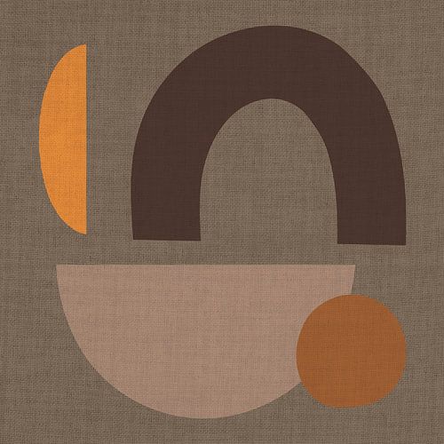 TW Living - Linen collection - RETRO ORANGE TWO