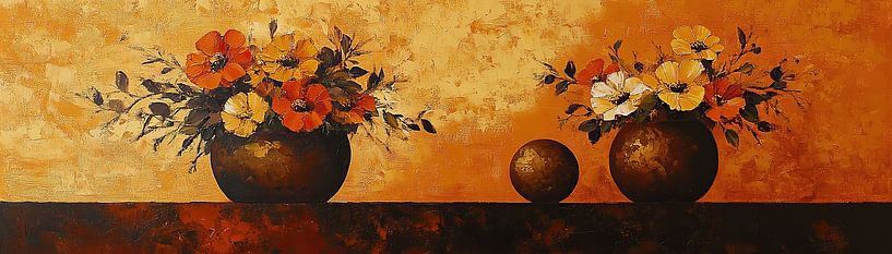 Modern Flowers 20.3478 by ARTEO Paintings