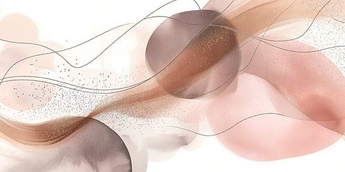 Vloeiende Lijnen in Pastel