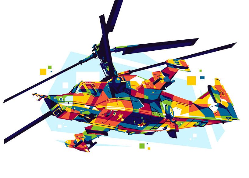 Kamov Ka-50 Black Shark in WPAP van Lintang Wicaksono