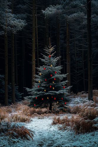 Kerstmis in het bos