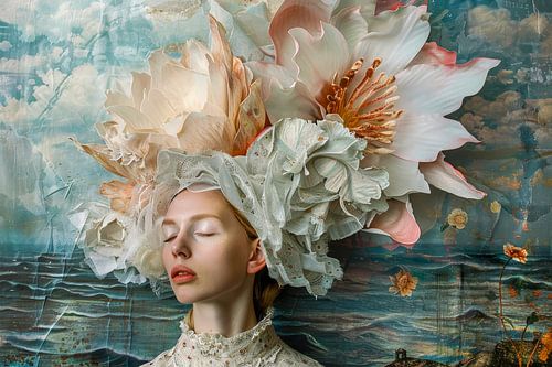 Portret van een vrouw | Retro, vintage & 60's stijl