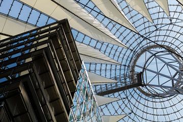 SONY Center Berlin – Dach von Mixed media vector arts