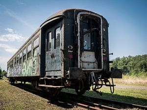 Abandoned Train, Belgium von Art By Dominic