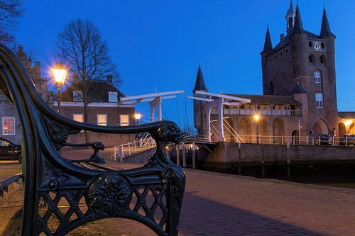 Blauwe uurtje in Zierikzee...