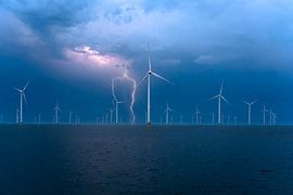Lightning over the Water Mark I by Bfec.nl
