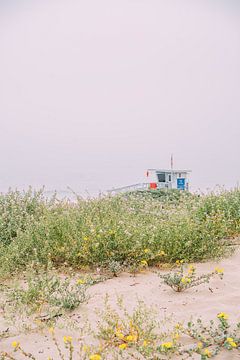 Lifeguard Beach Safety Hut in Malibu by Patrycja Polechonska