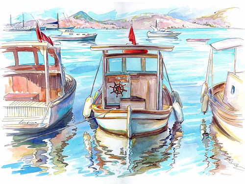 Three Friends by Julia Liubina