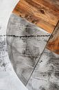 Wood and concrete an industrial abstract experience by Digitale Schilderijen thumbnail
