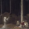 John Bauer - Frère Saint-Martin et les trois trolls (1913) sur Peter Balan
