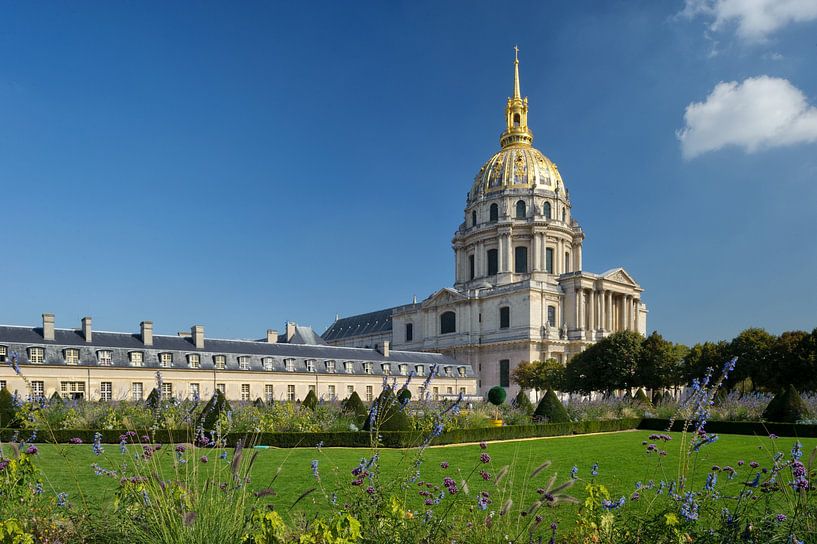 Garten Eglise du dome in Paris von Rene du Chatenier