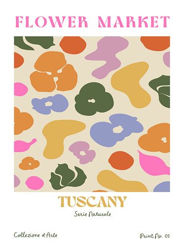 Flower Market Tuscany No 02 von Treechild