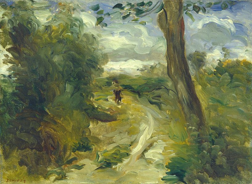 Landschap tussen stormen, Auguste Renoir van Meesterlijcke Meesters