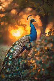 Peacock by Poster Art Shop