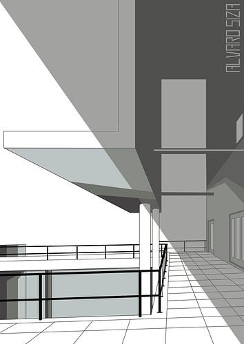 Alvaro Siza 6 - Graues Dreieck