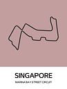 Singapore Marina Bay straat circuit van Milky Fine Art thumbnail