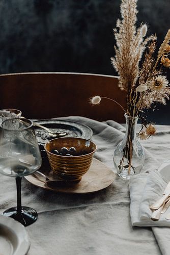 Still life festive table setting | mood| lifestyle photography
