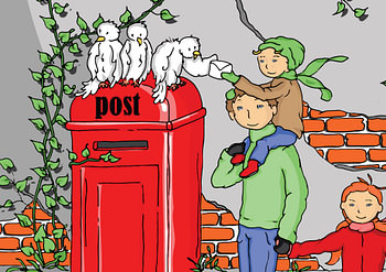 post uitvergroot