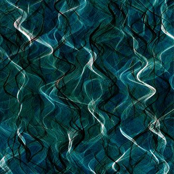 Makewater 05 - abstracte digitale compositie van Nelson Guerreiro