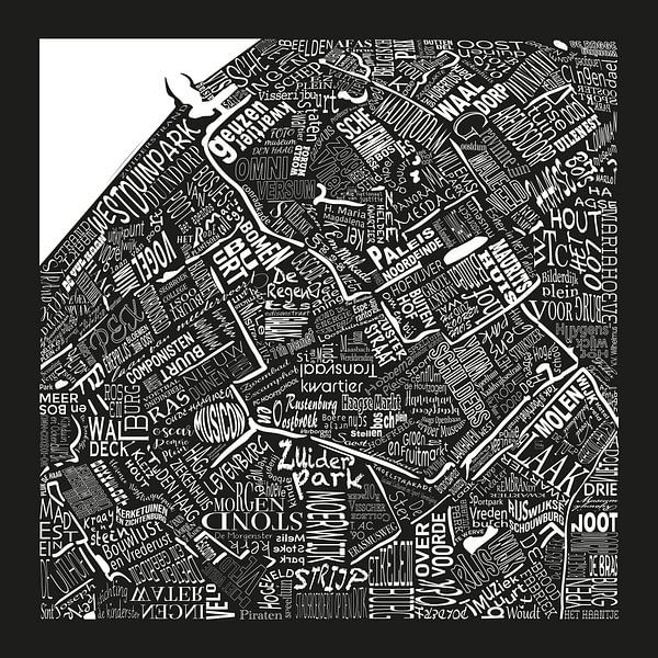 The best map of the most beautiful spots in The Hague! by Vol van Kleur