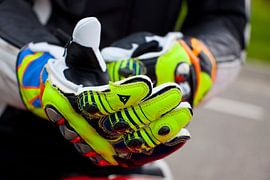 Valentino Rossi replica gloves by Ralph van Houten