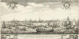 Spelevaart op het IJ, 1638, Salomon Savery