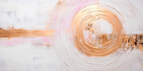 ABSTRACT KUNST Gouden fluistering