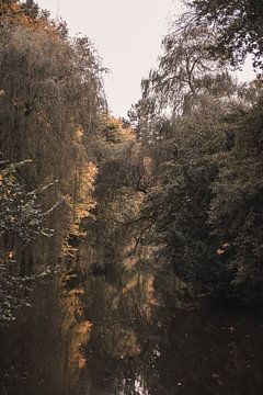 Een mooie herfstdag in het Stadtpark Gronau, Duitsland (1) van Ratna Bosch