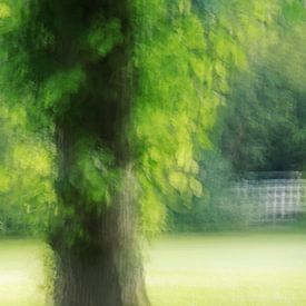 zachte gloed in groen van B Damstra
