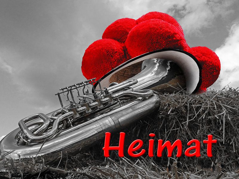 The tuba and the Bollenhut home ART by Ingo Laue