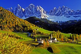 Geislerspitzen, Villnöss Valley, South Tyrol by Hans-Peter Merten