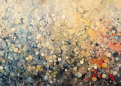 Abstraktes Gold | Goldzellen