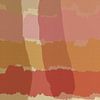 Art moderne abstrait et coloré dans des couleurs chaudes. sur Art minimaliste abstrait