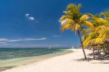 Droomstrand Mauritius van Peter Schickert