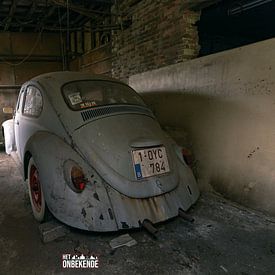 De "kont" van een vergeten Volkswagen Kever. van Het Onbekende
