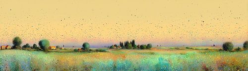 Meadow of Colourful Dots by Art Whims