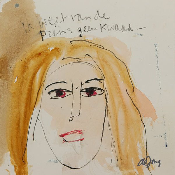Janet, portret, avatar by Leo de Jong
