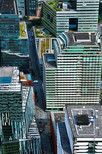 Die Hochhäuser des Amsterdamer Stadtteils Zuidas