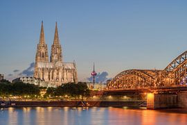 Cologne in the evening by Michael Valjak