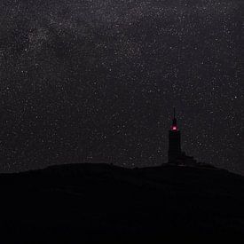 Panorama mit Milchstraße über dem Mont Ventoux von Joris Bax