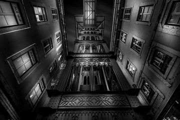 Elevador de Santa Justa, Lisbon by Jens Korte