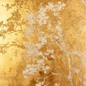 White and gold tree 4 by JBJart Justyna Jaszke