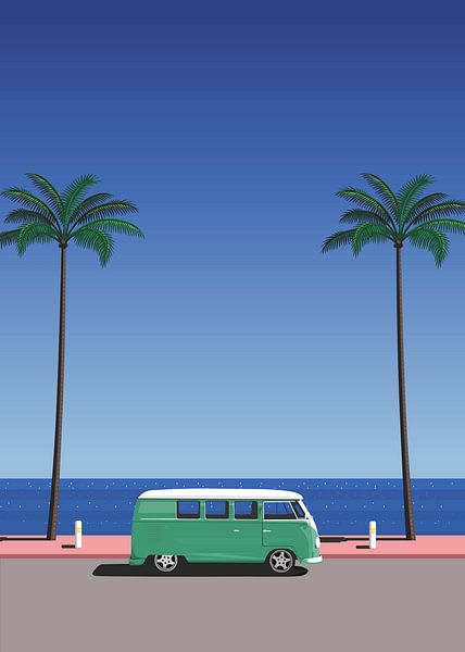 Strand Retro van Alip Santaii