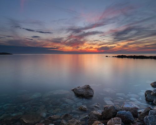 Coucher de soleil en Italie